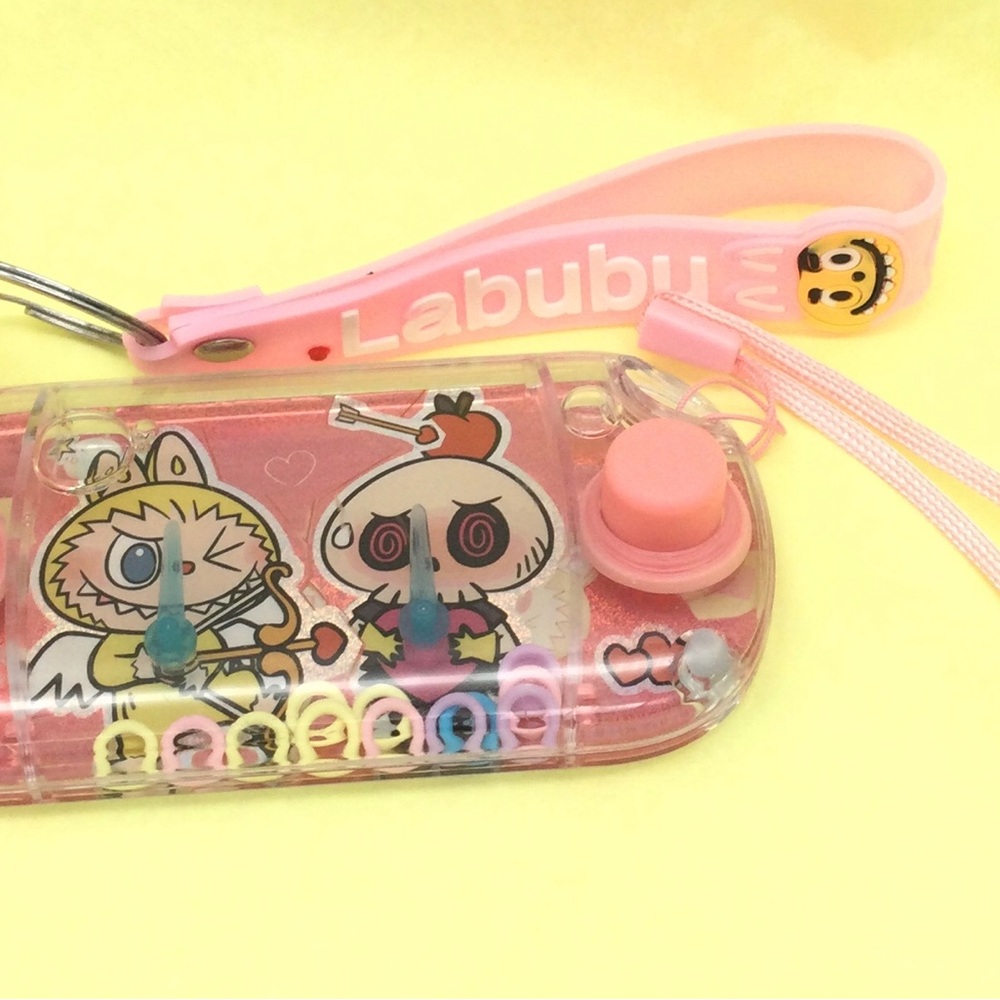 Labubu water and keychain set. New